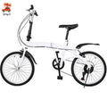 Adult Folding Bikes 20 Inch Folding Mountain Bike 6 Milti Speed Men Bikes MTB