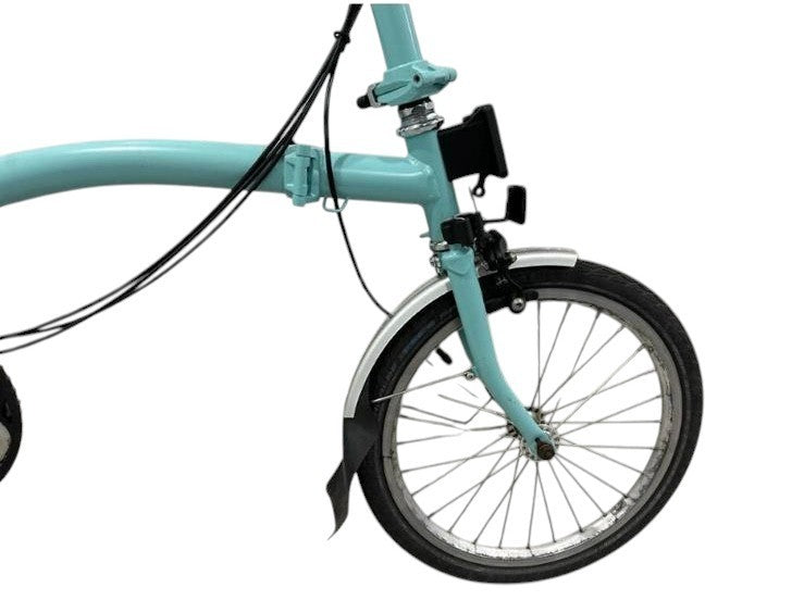Brompton C Line M6L (6 Speed) folding bicycle - Turkish Green