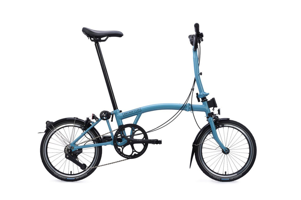 Brompton C line 4 Speed Cloud Metallic Mid - M4L - RRP £1509 - World Delivery