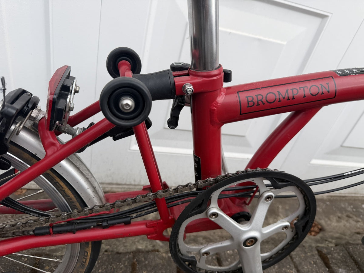 Brompton C Line M6L (6 Speed) folding bicycle - RED 2021 Good Condition