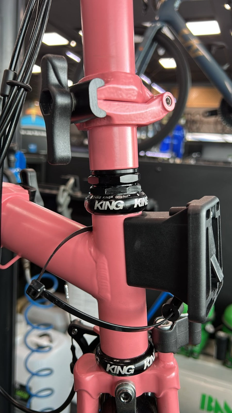 Brompton C line 12 speed 2025  Flamingo Pink with upgrades  and extras