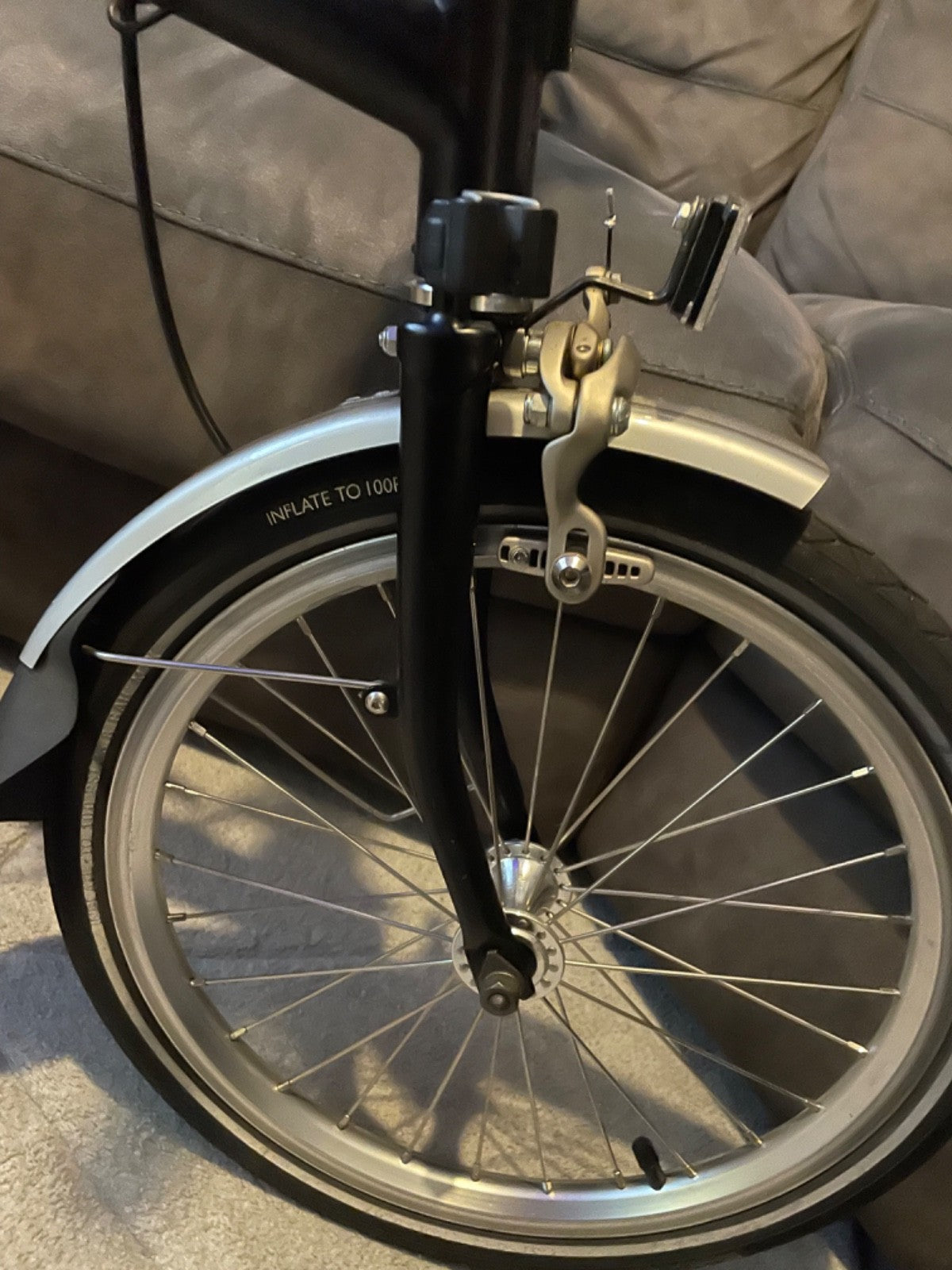 Brompton S2l Folding Bike - Black