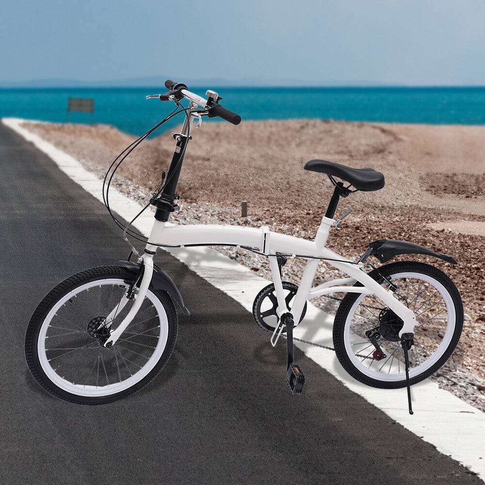 Folding Folding Bike Commuter Bicycle 20 Wheel 6Speed for men women Bicycle