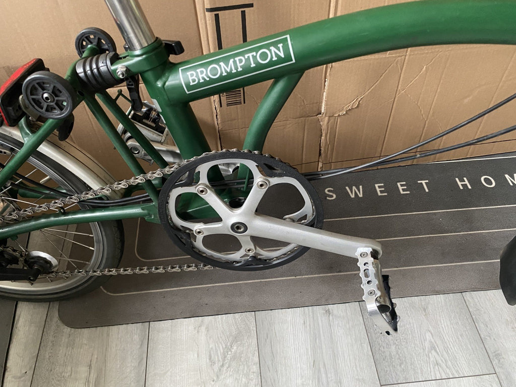 Brompton Folding commuter travel Bike S3L - Racing Green