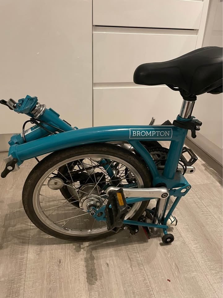 Brompton B75 16" Folding Bike - Blue - Second hand, low mileage