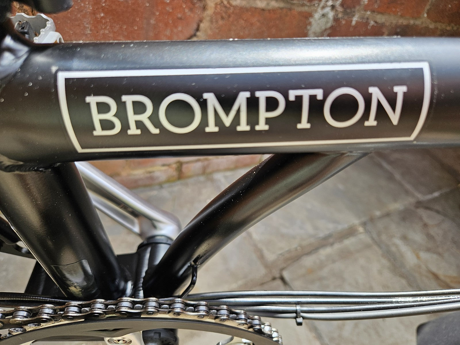 Brompton C Line M6R (6 Speed)  Folding Bicycle - Tempest Blue with front BAG
