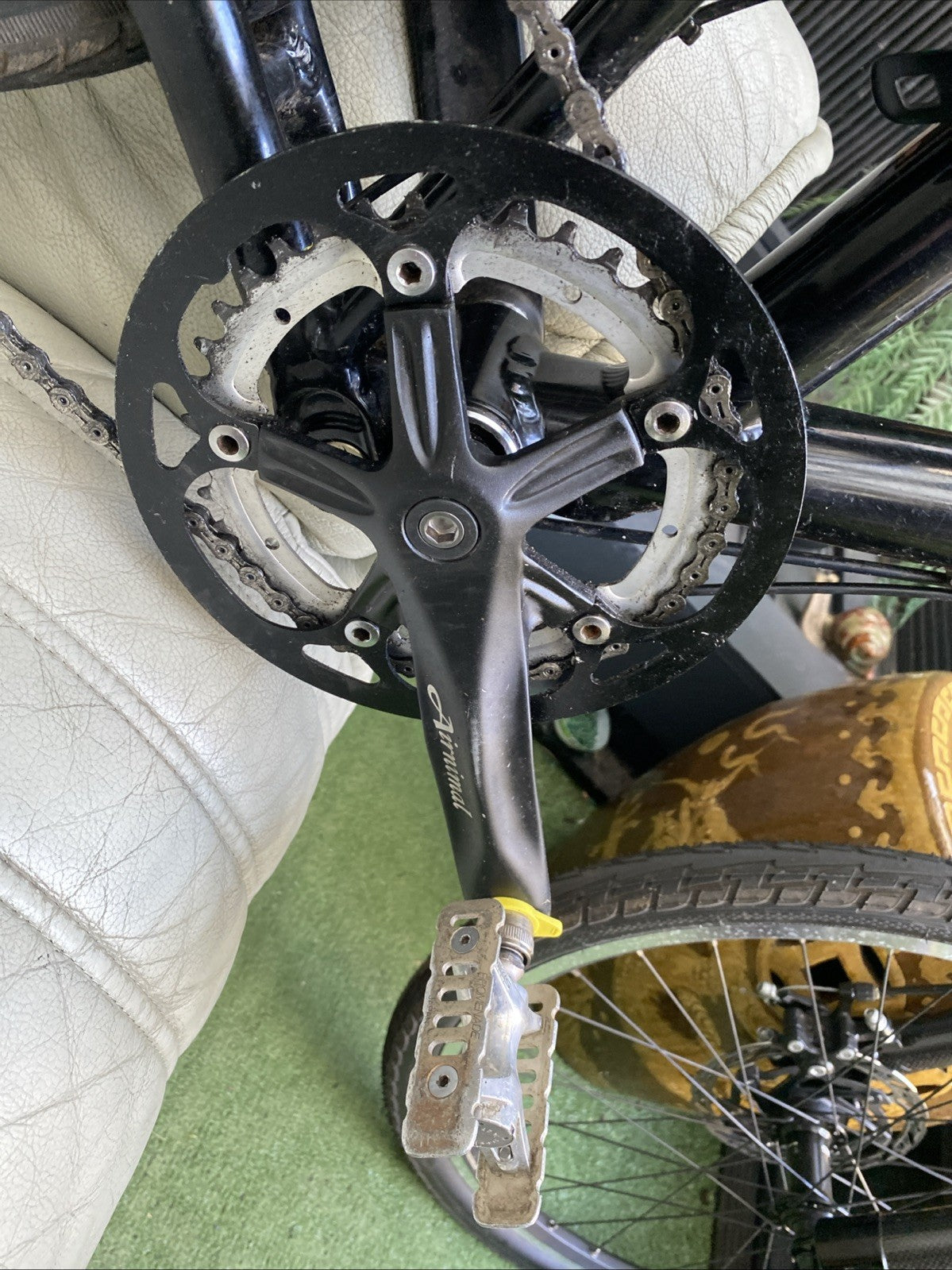 Airnimal Joey 10 Speed Folding Bike, Brand-New Wheels ￼