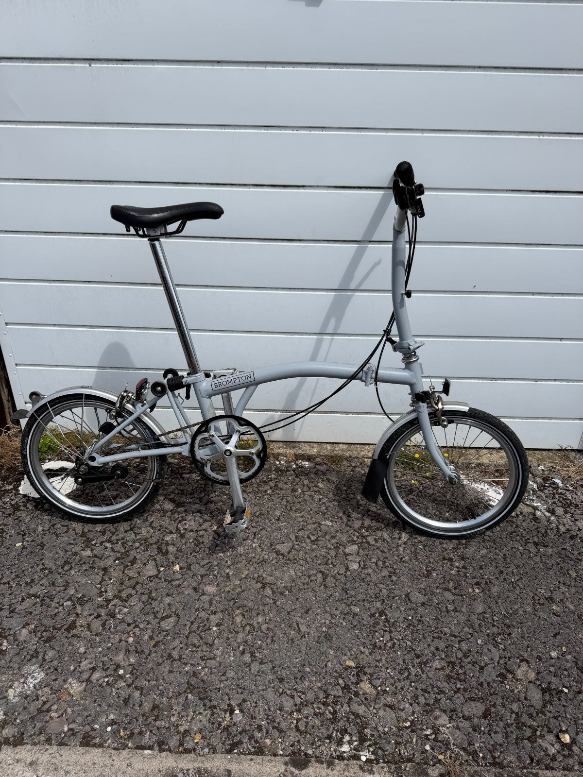 Brompton M3L Folding Bike (2017) – Grey – Original Owner – Receipt/BikeRegister
