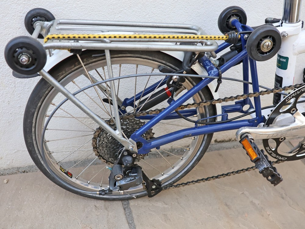 Brompton Bike extensively modified for touring
