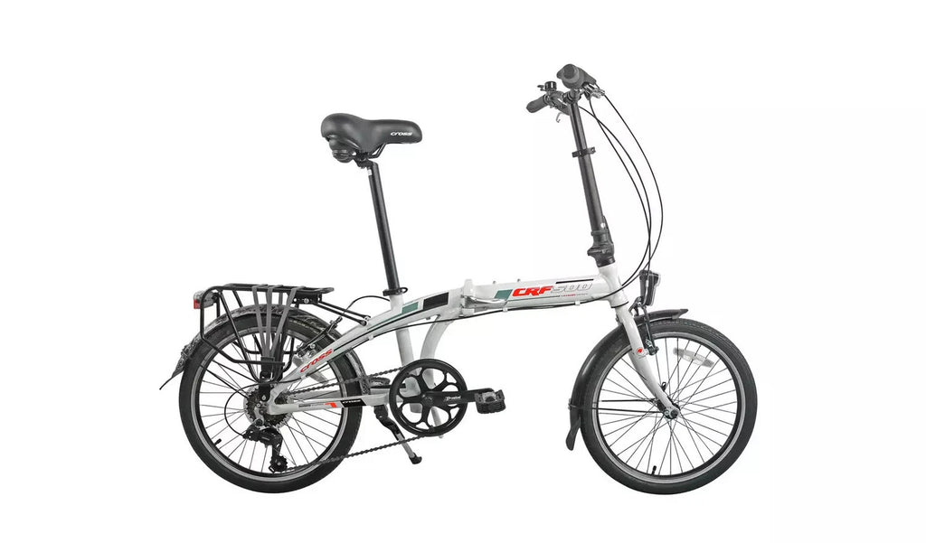 Cross CRF500 20 inch Wheel Size Unisex Folding Bike - White
