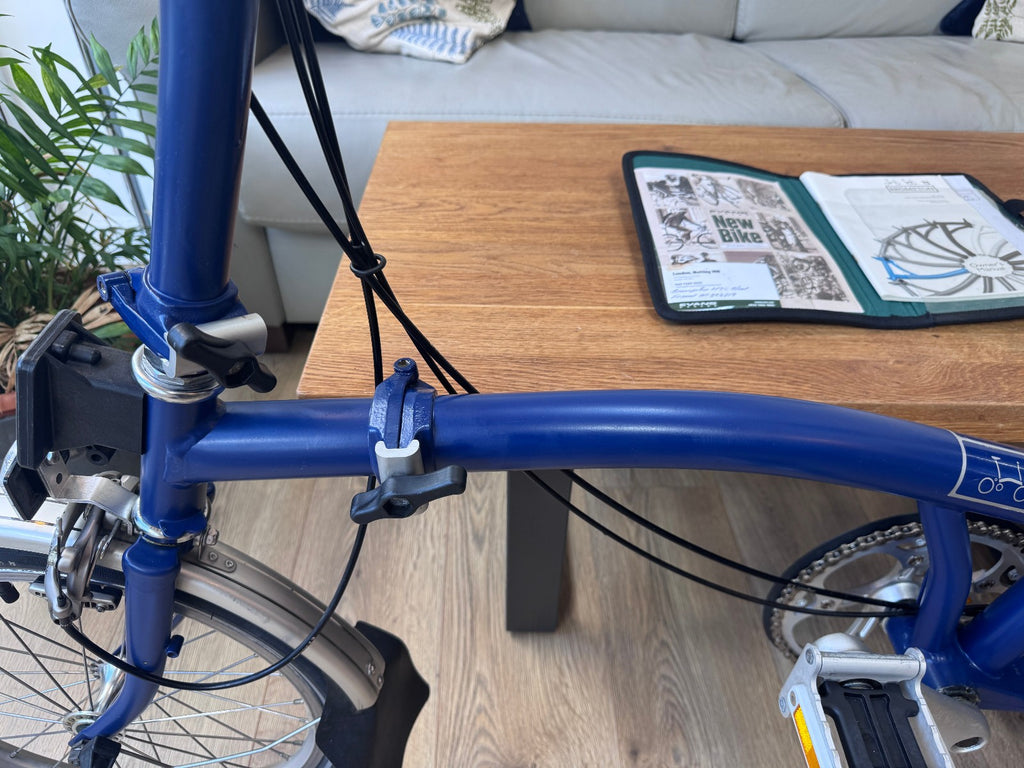 Brompton Folding Bicycle  - Blue - Original Paperwork included - Nice Condition!