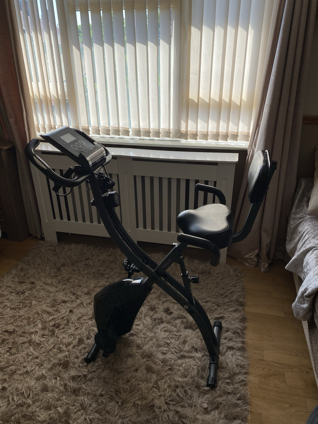 Slim Cycle foldable exercise bike worth over £200. Compact and sturdy