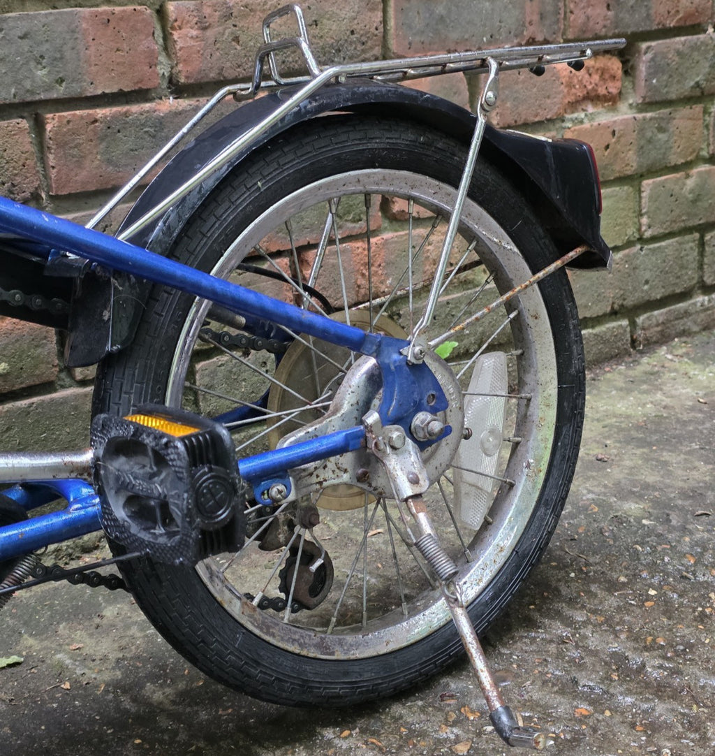 VINTAGE ADULTS DAHON GETAWAY V FOLD UP BIKE (10" WHEELS)