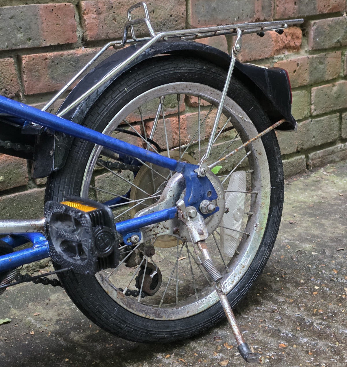 VINTAGE ADULTS DAHON GETAWAY V FOLD UP BIKE (10" WHEELS)