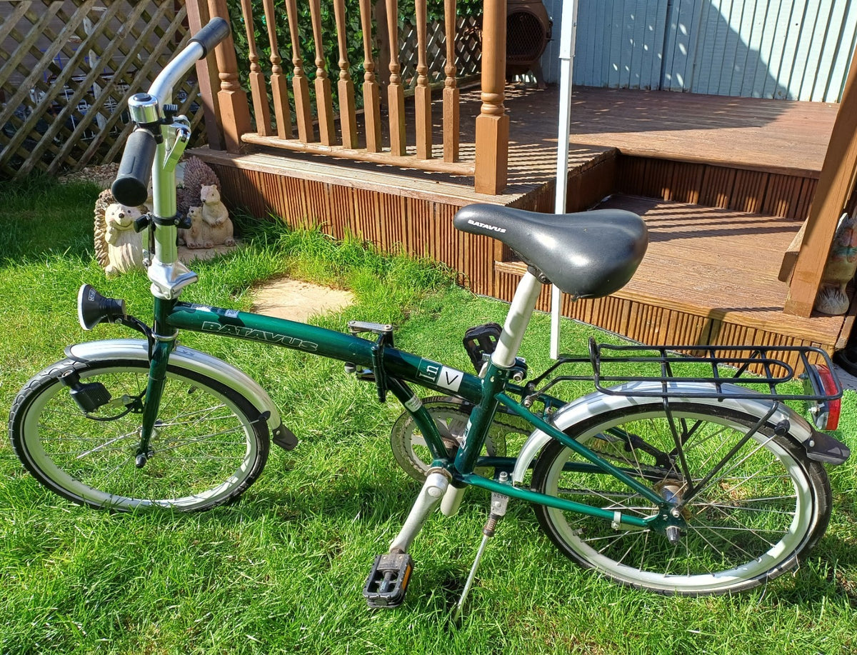 RARE IN UK  DUTCH BATAVUS VICE VERSA FOLDING BIKE  /  CAMPERVAN, COMMUTER CYCLE