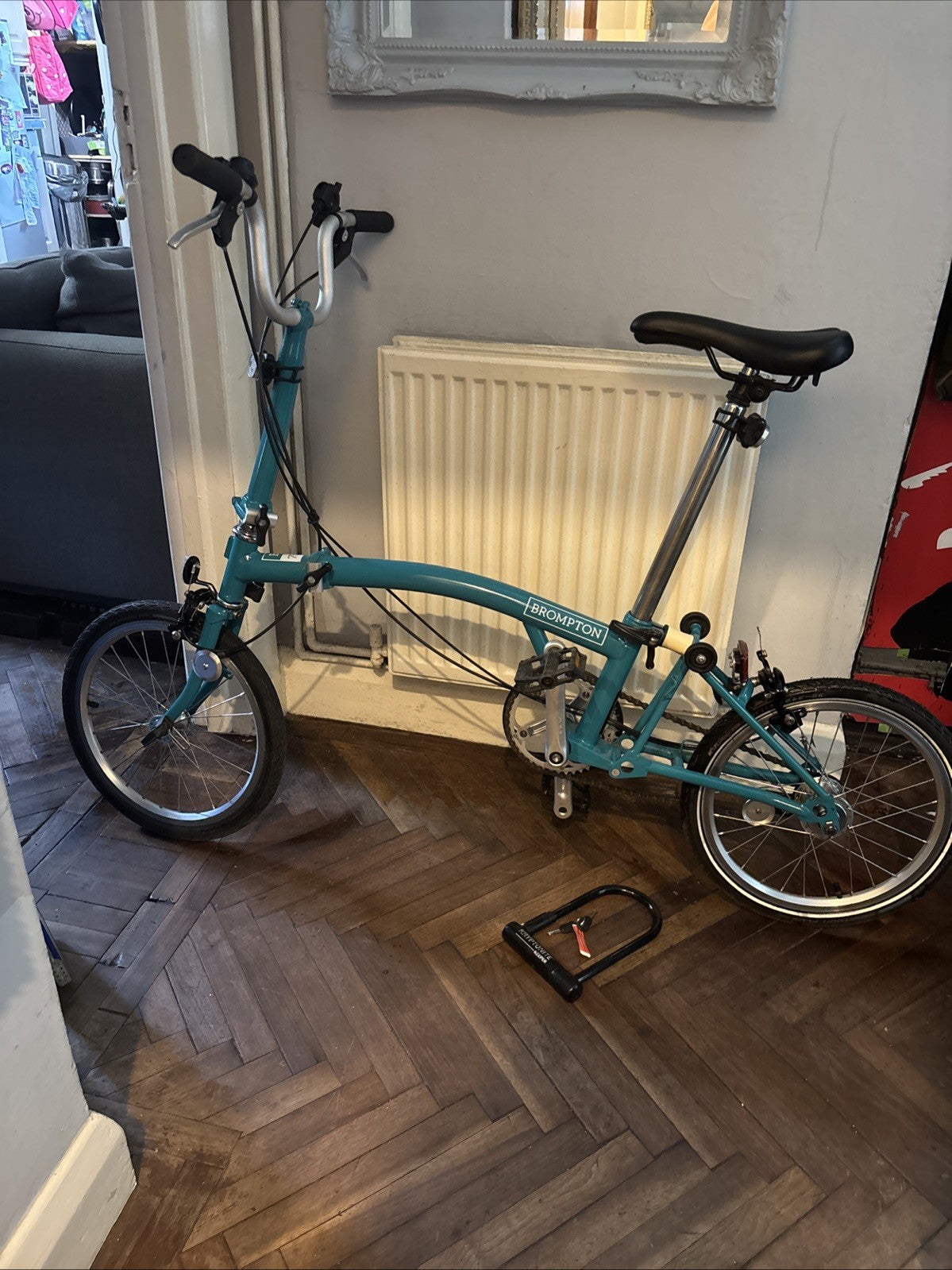 Brompton B75 16" Folding Bike - Blue - Discontinued - VGC - Classic Shape