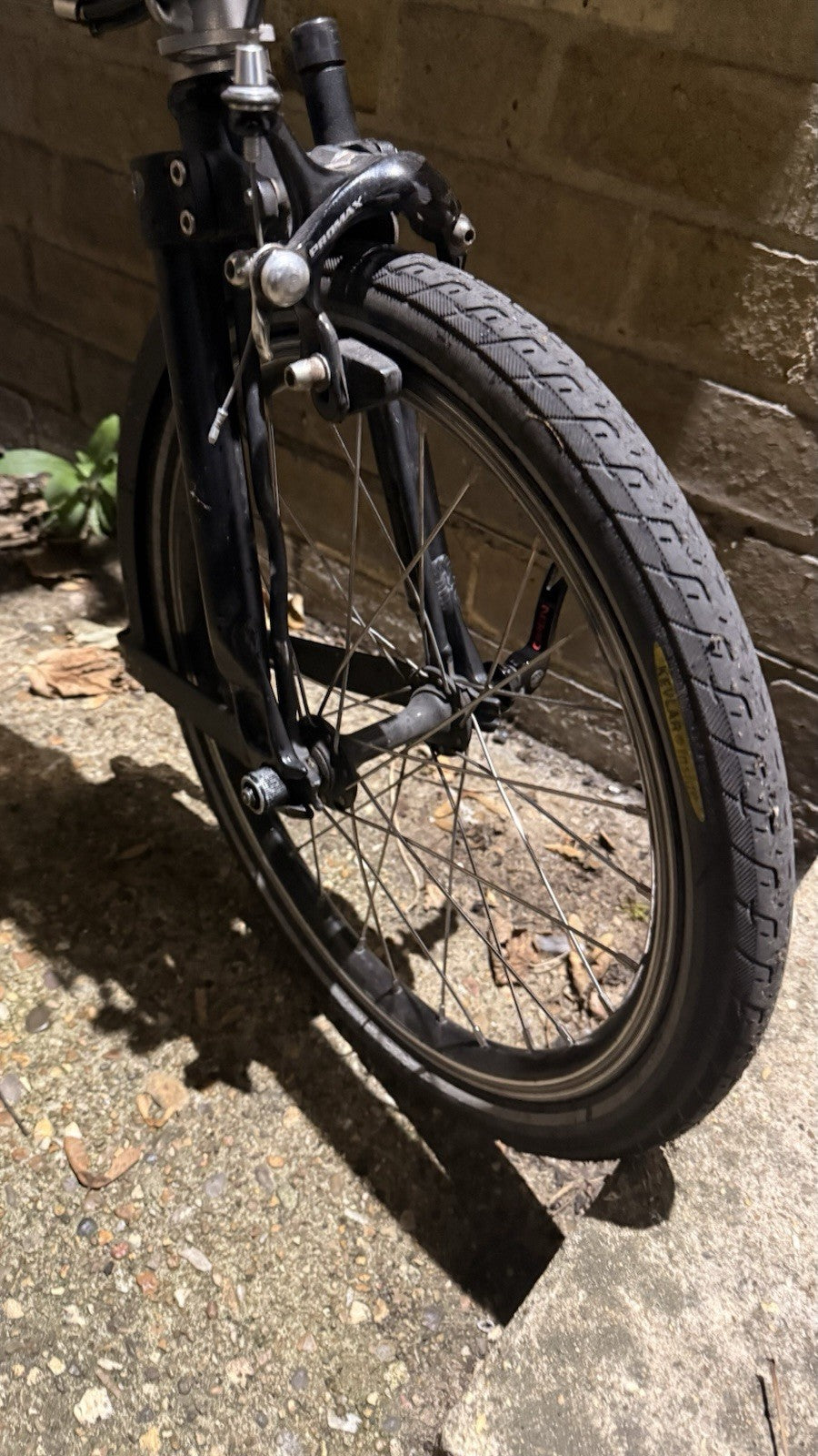 Mezzo Folding Bike like Brompton +Kryptonite D-Lock, ExtraSaddle+Phone Mount