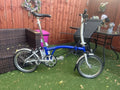 Brompton C - Line 3 Speed, Folding Bike, Dyno Lighting, Pump Good Condition
