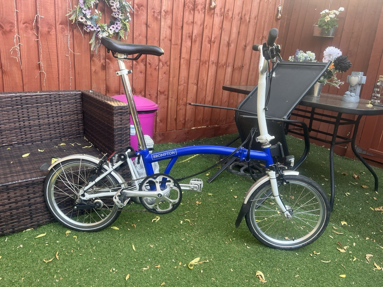 Brompton C - Line 3 Speed, Folding Bike, Dyno Lighting, Pump Good Condition