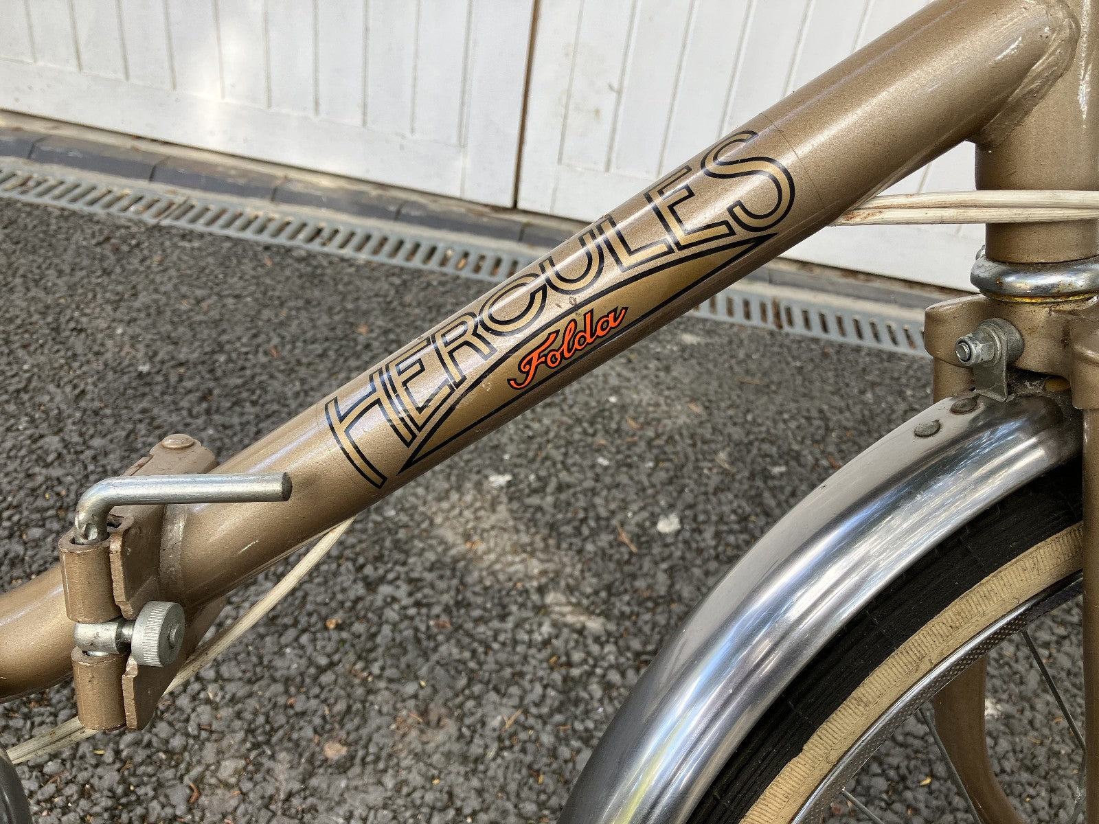 2x Hercules of Nottingham England Folda Folding Bicycles c1970's