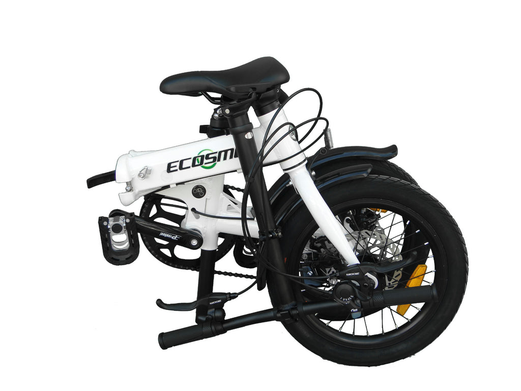 Ecosmo 16" Wheel Lightweight Alloy Folding Bicycle Bike 6 SP,Dual Disc-16AF02WR
