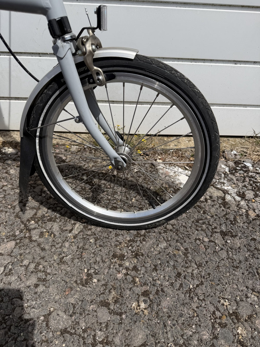 Brompton M3L Folding Bike (2017) – Grey – Original Owner – Receipt/BikeRegister