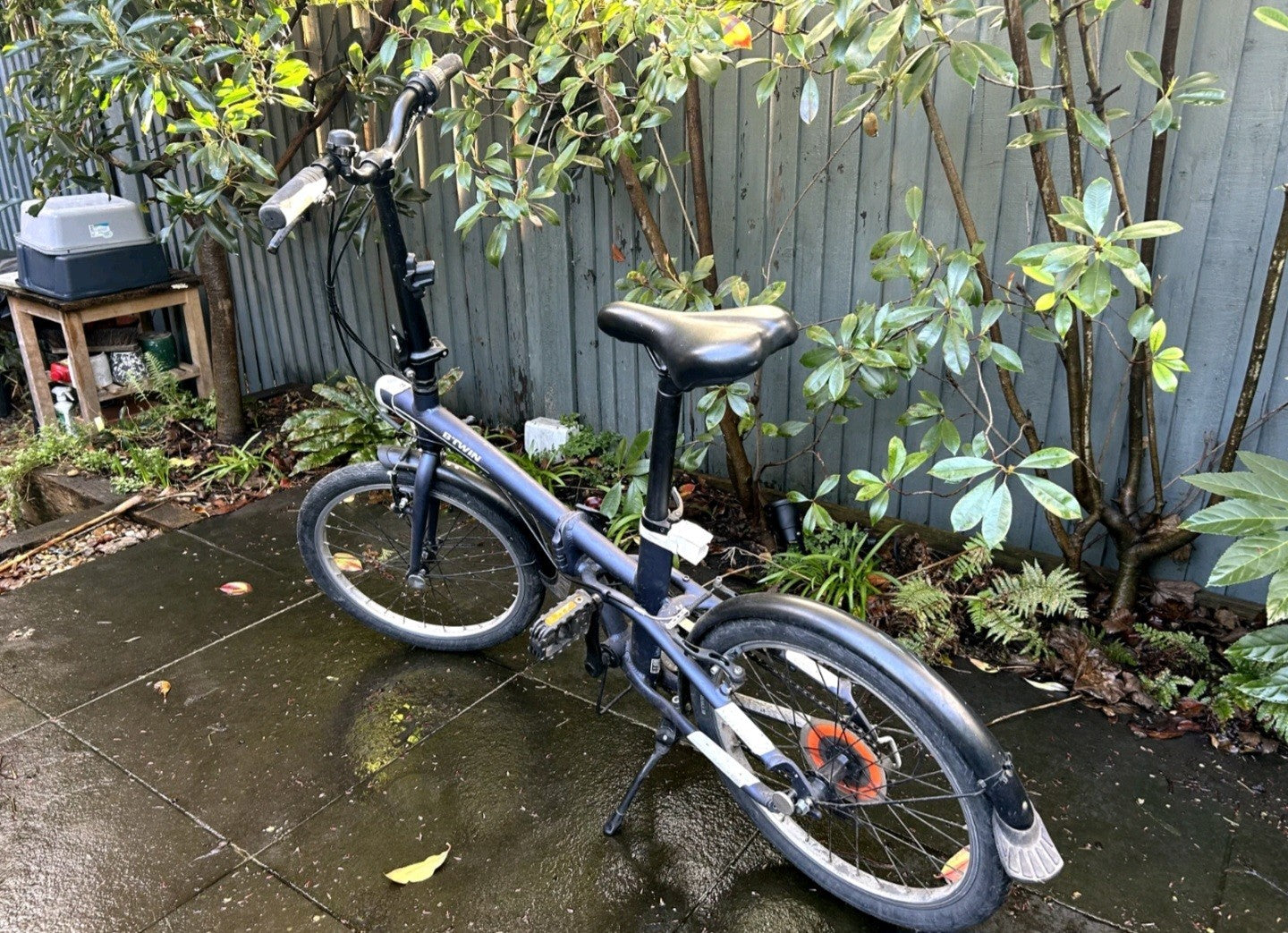 BTWIN TILT 500 | Foldable Bike | Blue