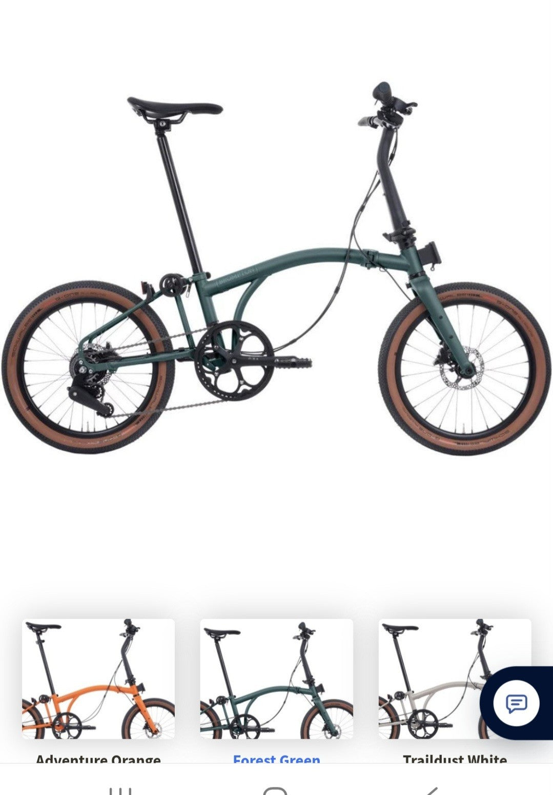 Brompton G-Line green medium