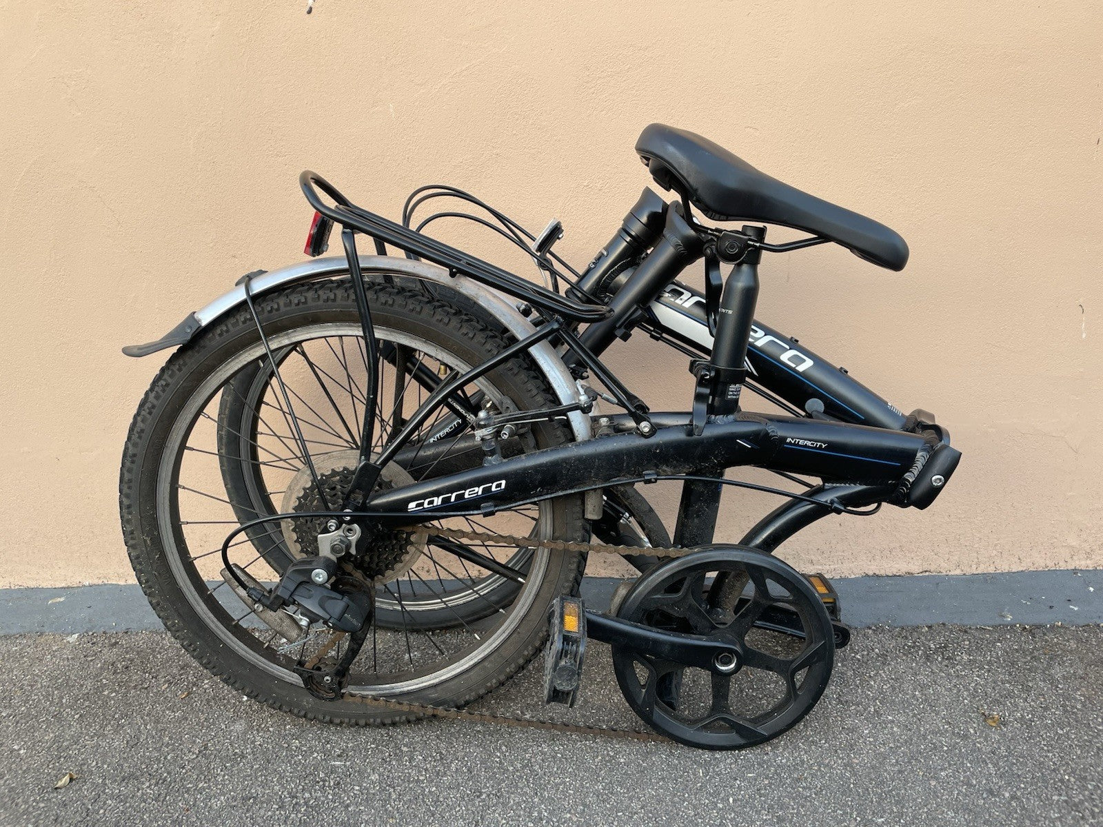 Carrera Intercity Unisex 8 Speed Folding Bike Folder Fold Up Repair Commuter LDN