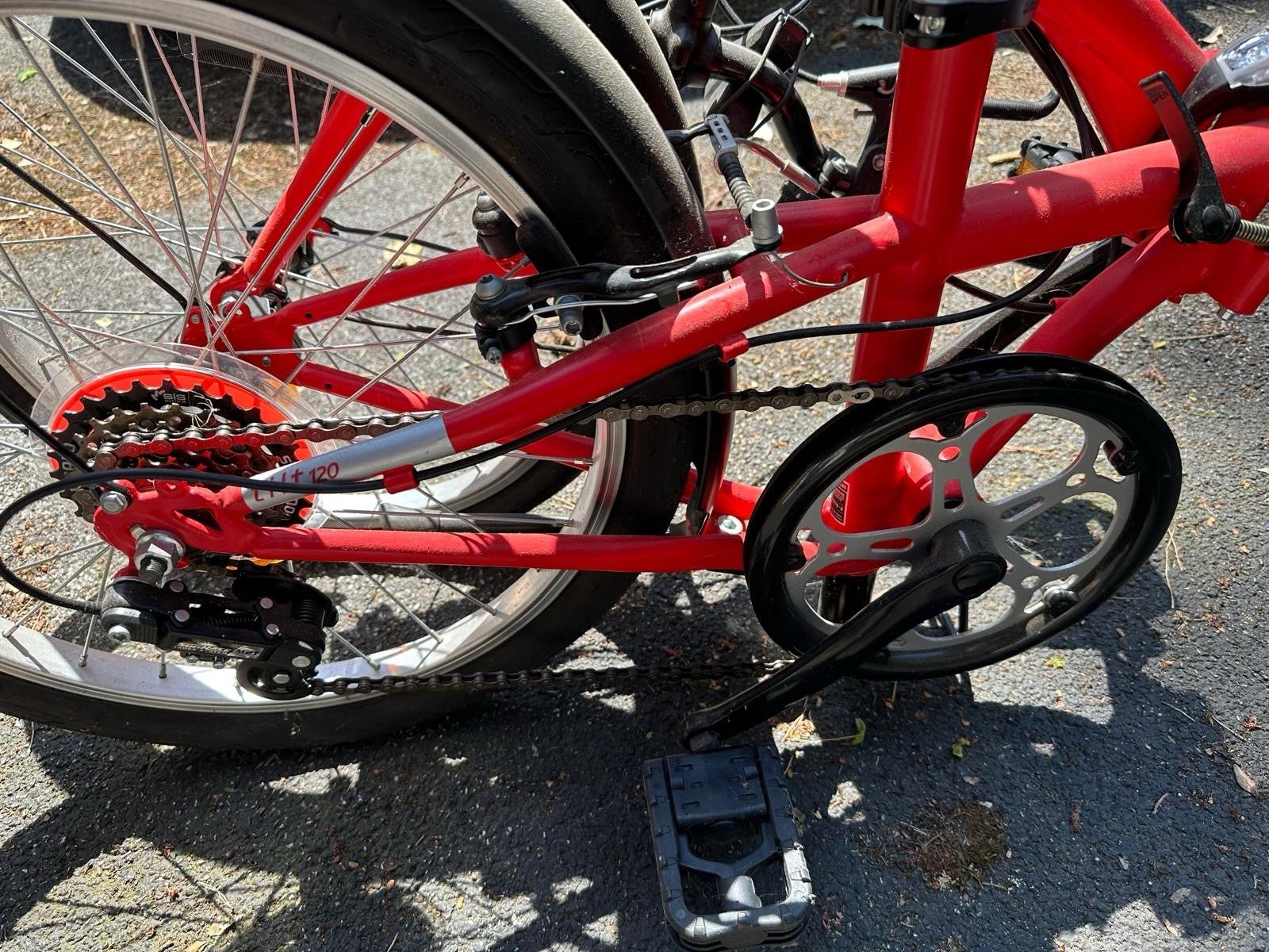 B’Twin Tilt 120 Folding Bike 20” Wheels 6 Speed Bicycle Decathlon Compact Bike