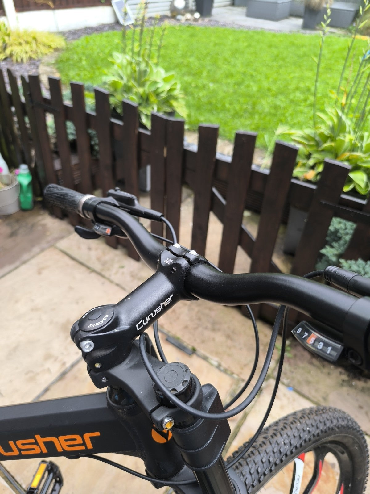 Cyrusher FR100 Mountain Bike Full Suspension 26in Black Folding Bike