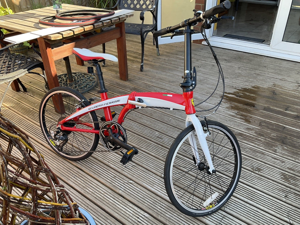 Ferrari Scuderia Red Folding Bike