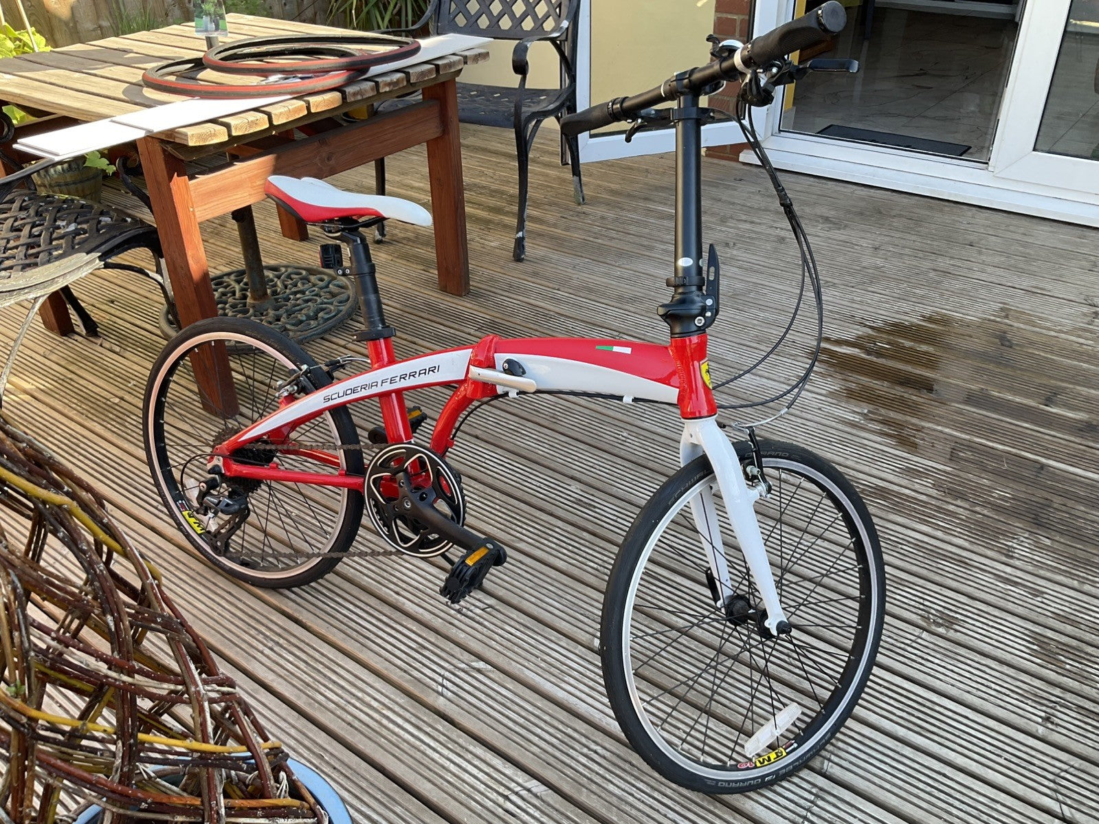 Ferrari Scuderia Red Folding Bike