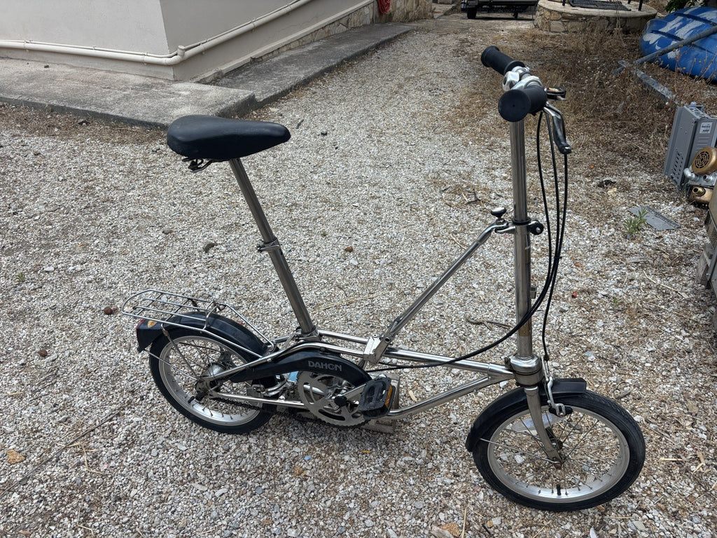 Two Dahon Classic III Folding Bike – 3-Speed Sturmey Archer stainless steel.