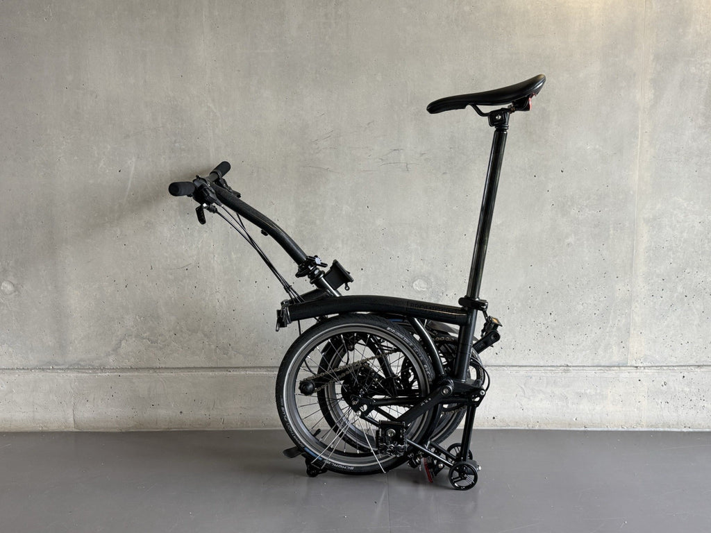 Brompton P Line 4-Speed Folding Bike Midnight Black, Lightweight