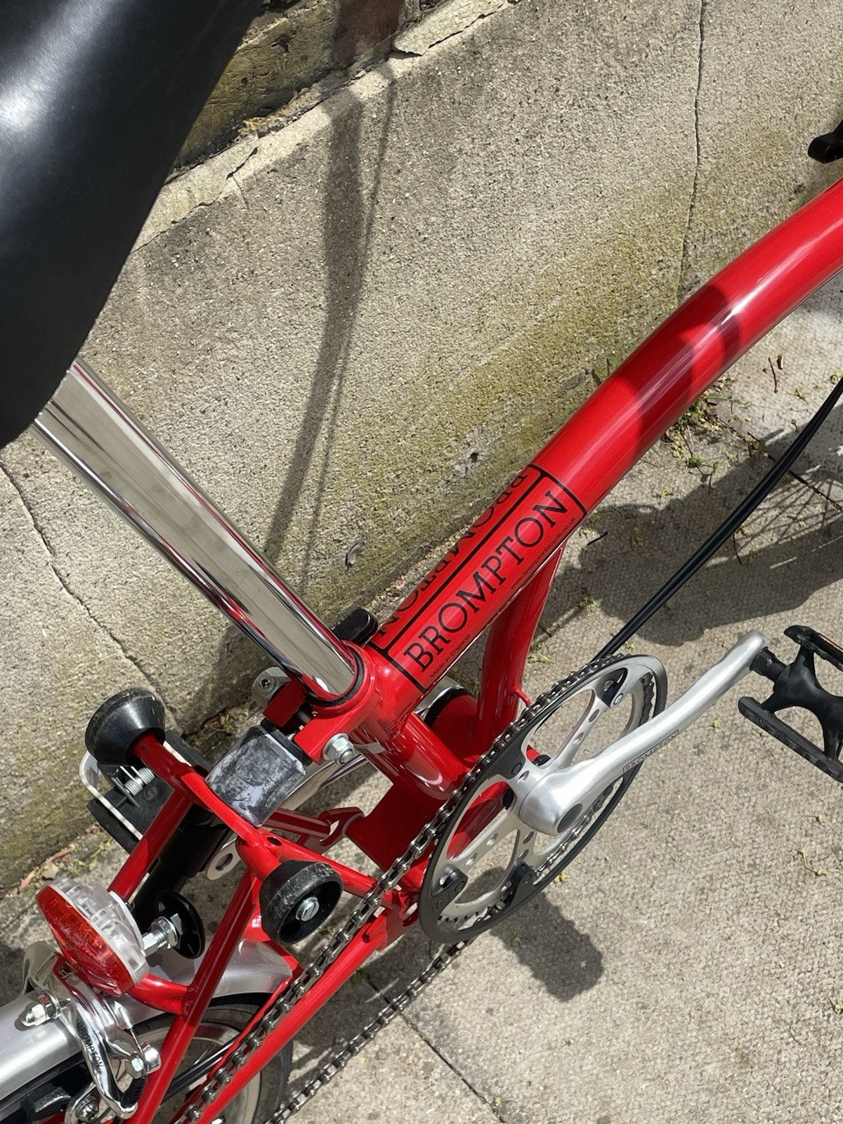 Brompton M3L Folding Bike 2004 - Red (NOS)