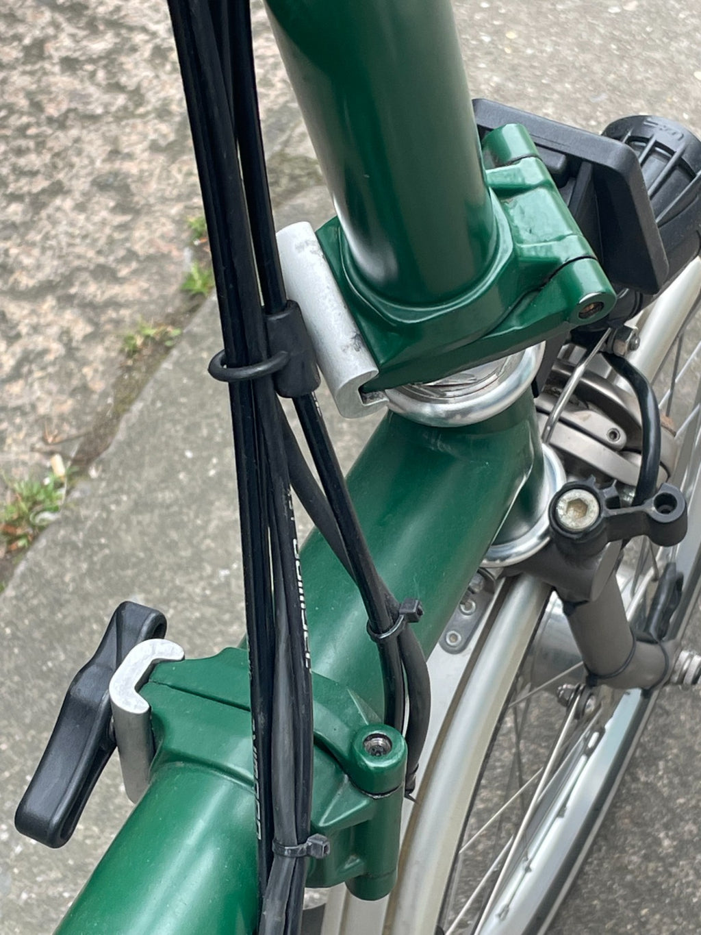 Brompton Folding Bike M6L - Superlight (P-Line) - Racing Green - Dynamo Lights