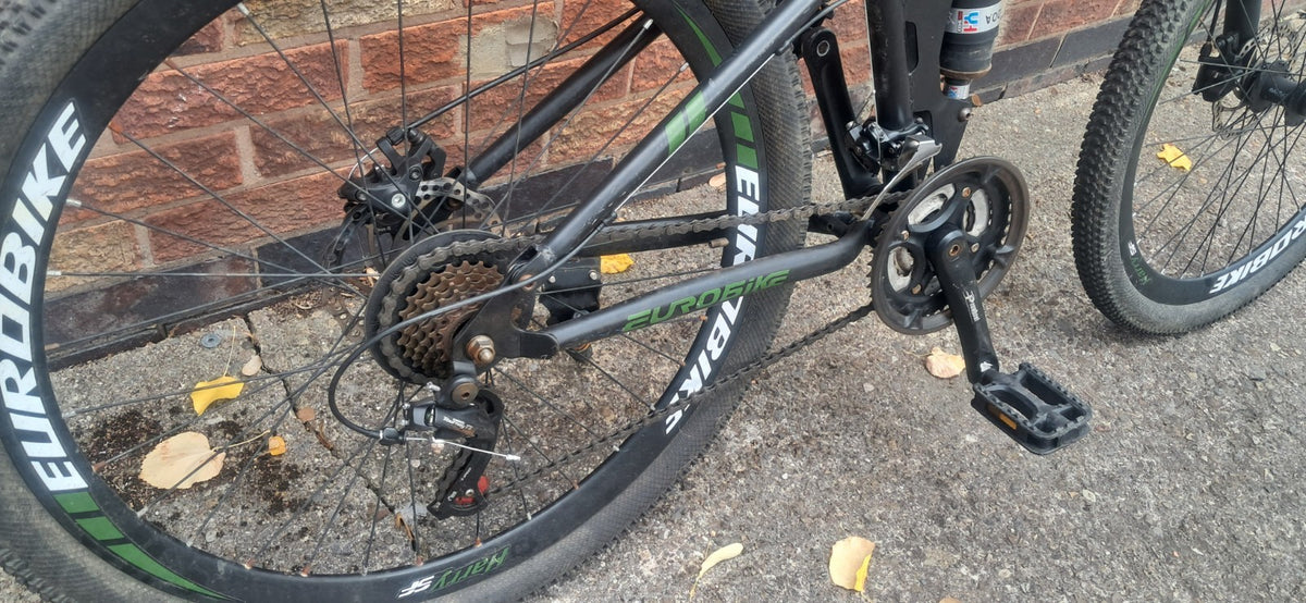 EUROBIKE G7 26in folding   Full Suspension Mountain Bike  Mech Disc brakes 27.5