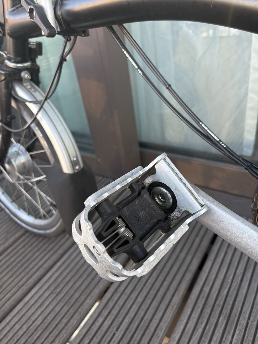 Brompton C Line 6-Speed (2015, M6L config) — Touring Handlebar, Brooks Saddle
