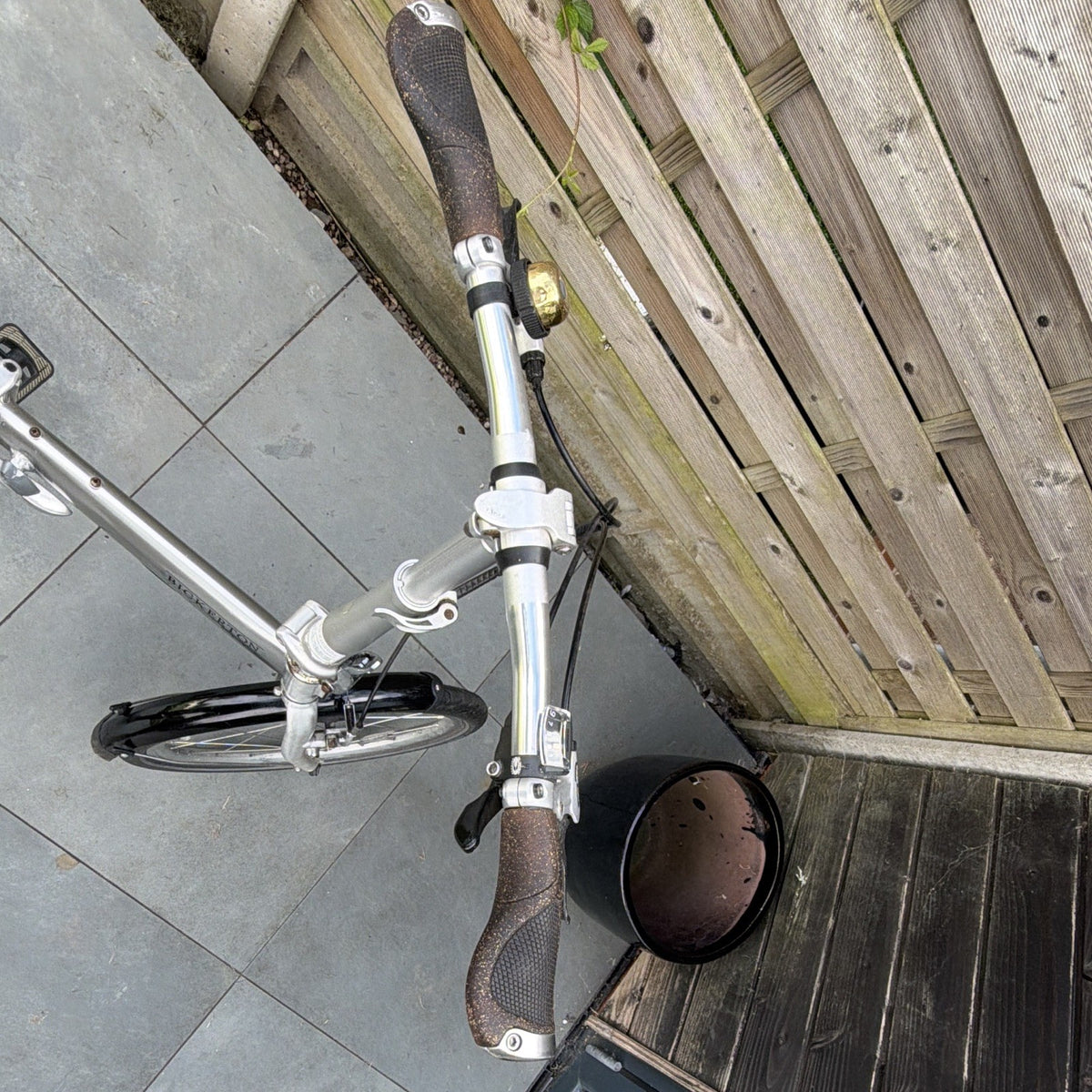 Bickerton Junction 1909 20in Folding Bike 7 Speed Silver Mudguards M Alloy