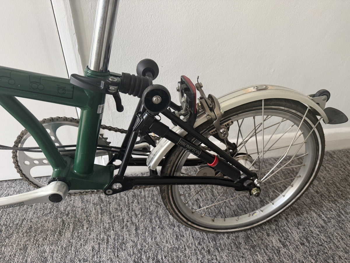 Brompton M3L (3 Speed) folding bicycle - Green/Black (EXCELLENT CONDITION!)