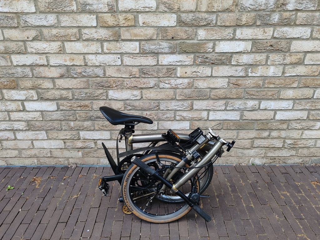 Brompton S2L Raw Lacquer 2 Speed Lightweight Upgraded Folding Bike