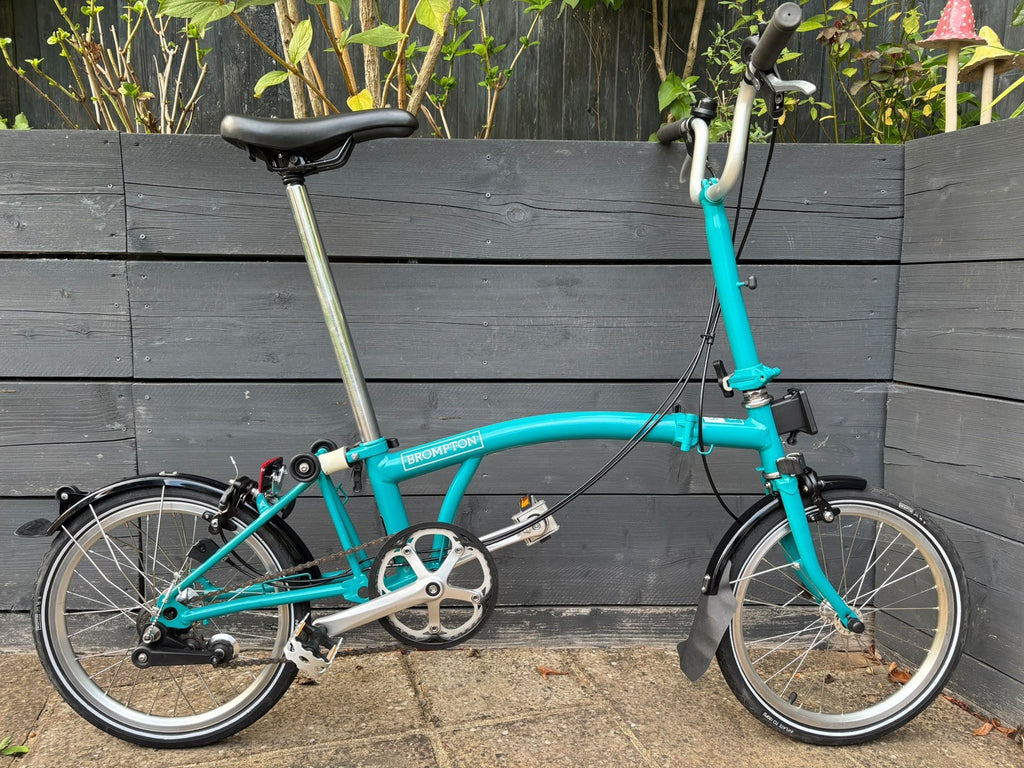 2021 Brompton B75 upgraded to C Line Folding Bicycle 3 Speed - Hardly Used