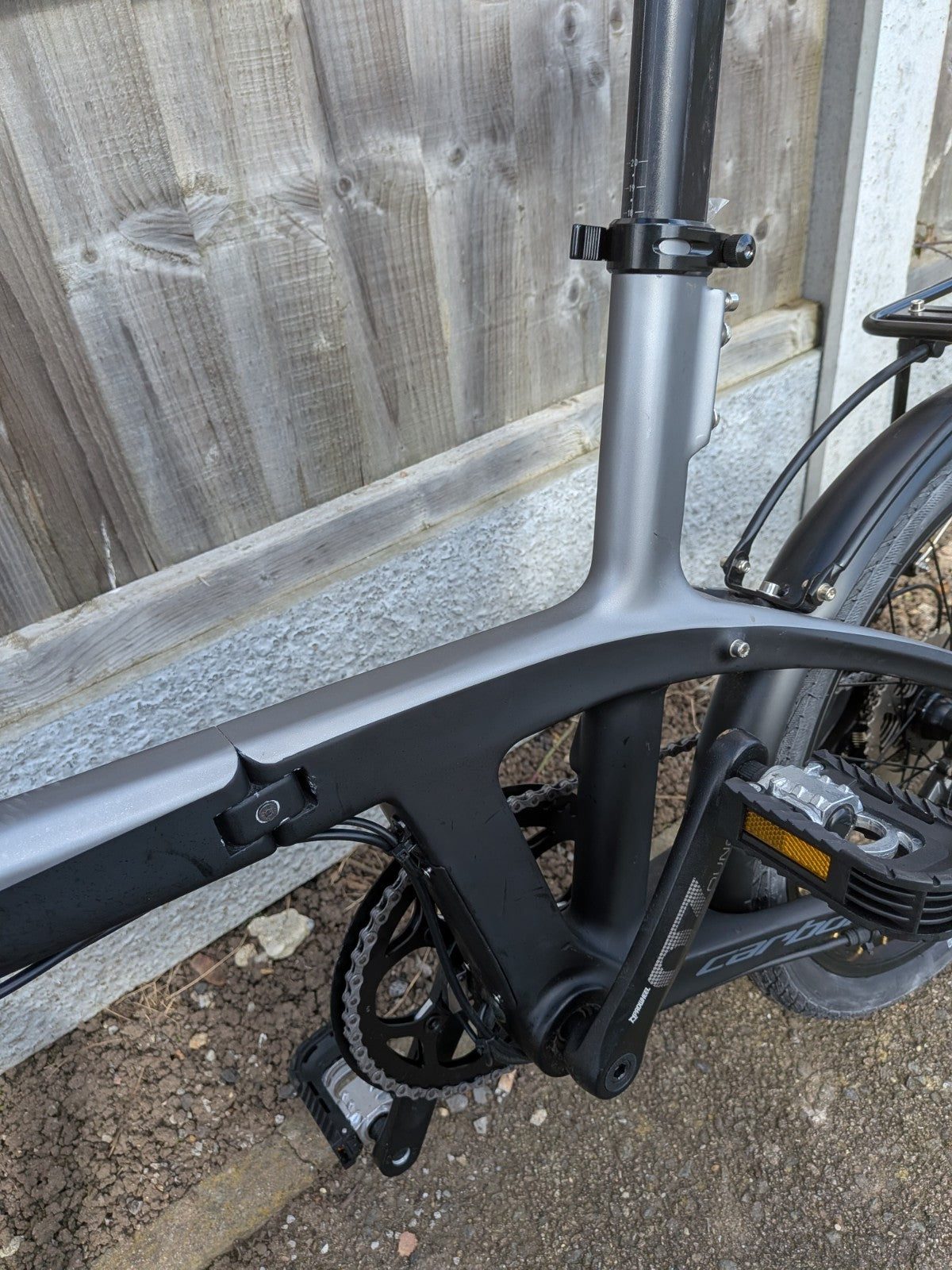 Carbon Fibre Frame folding bike,9 Speed, Hydraulic Brakes, BRAND NEW,L@@k