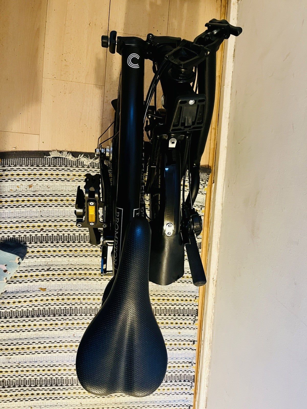 Brompton Bike 6-Speed Explore 2024, Black Mid Handlebar