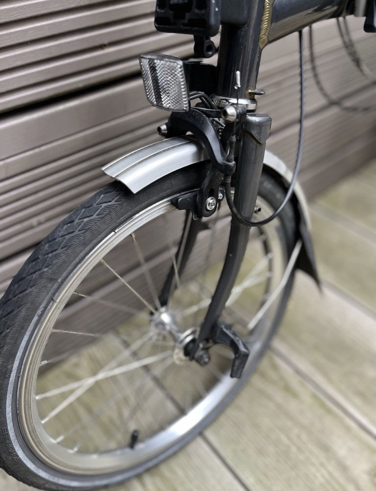 Brompton C Line S6R (6 Speed) folding bicycle - Raw Lacquer