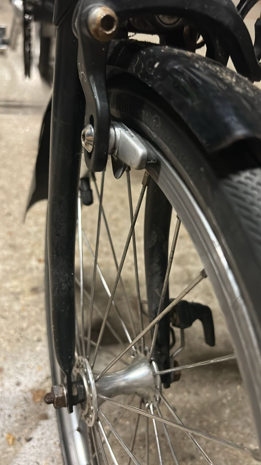 Brompton 2019 S1E Black Folding Bike - Great condition, recently serviced