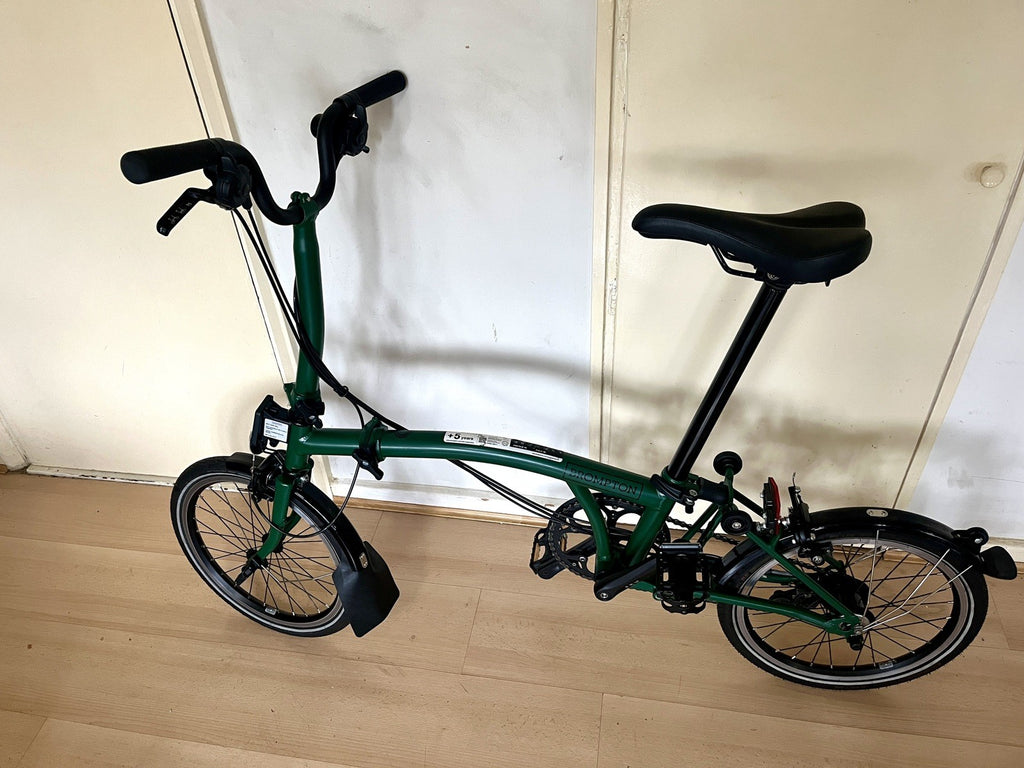 Brompton C  Line Explore 6-Speed Racing Green Mid Handlebar 23/2024 season model