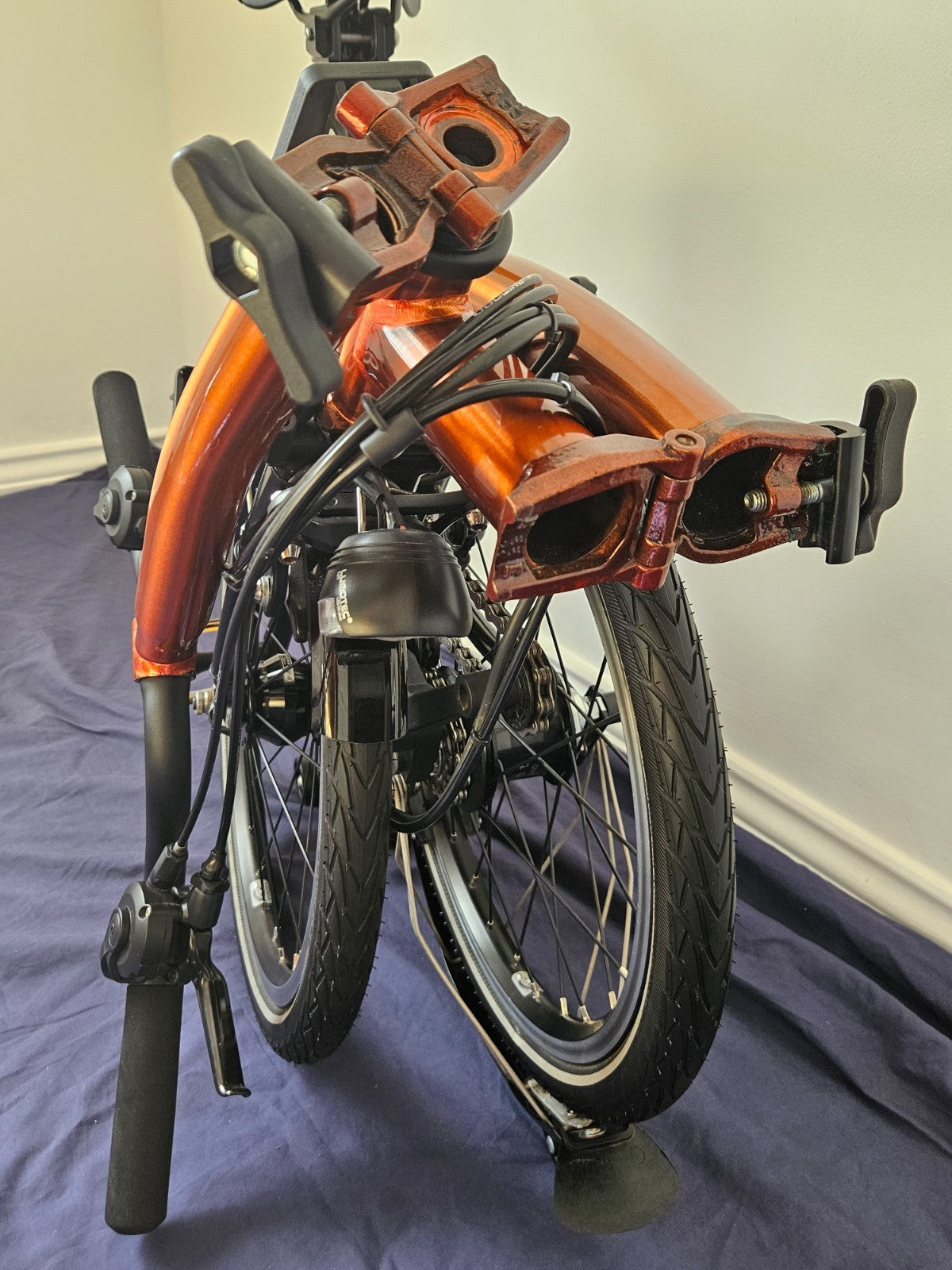 Brompton M6LX Superlight Titanium 6 Speed Flame Lacquer Excellent Condition