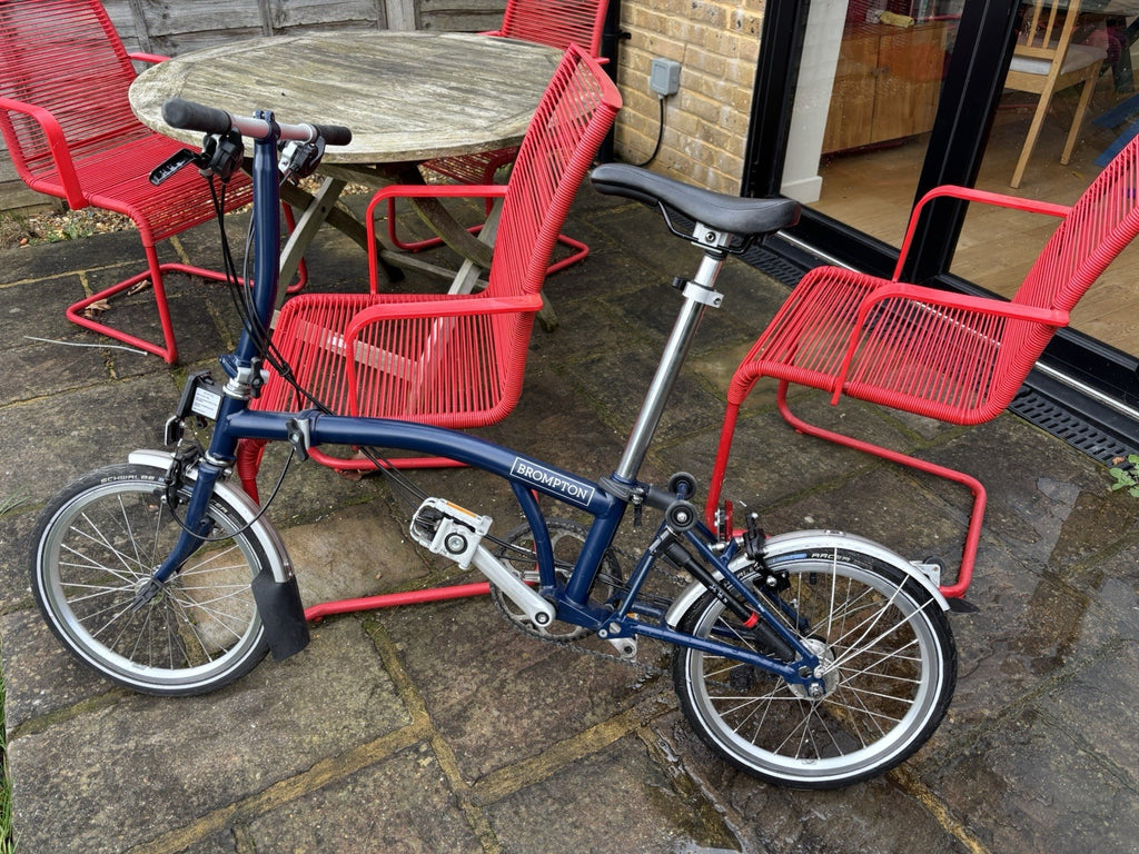 Brompton Folding Bike 3-Speed Navy
